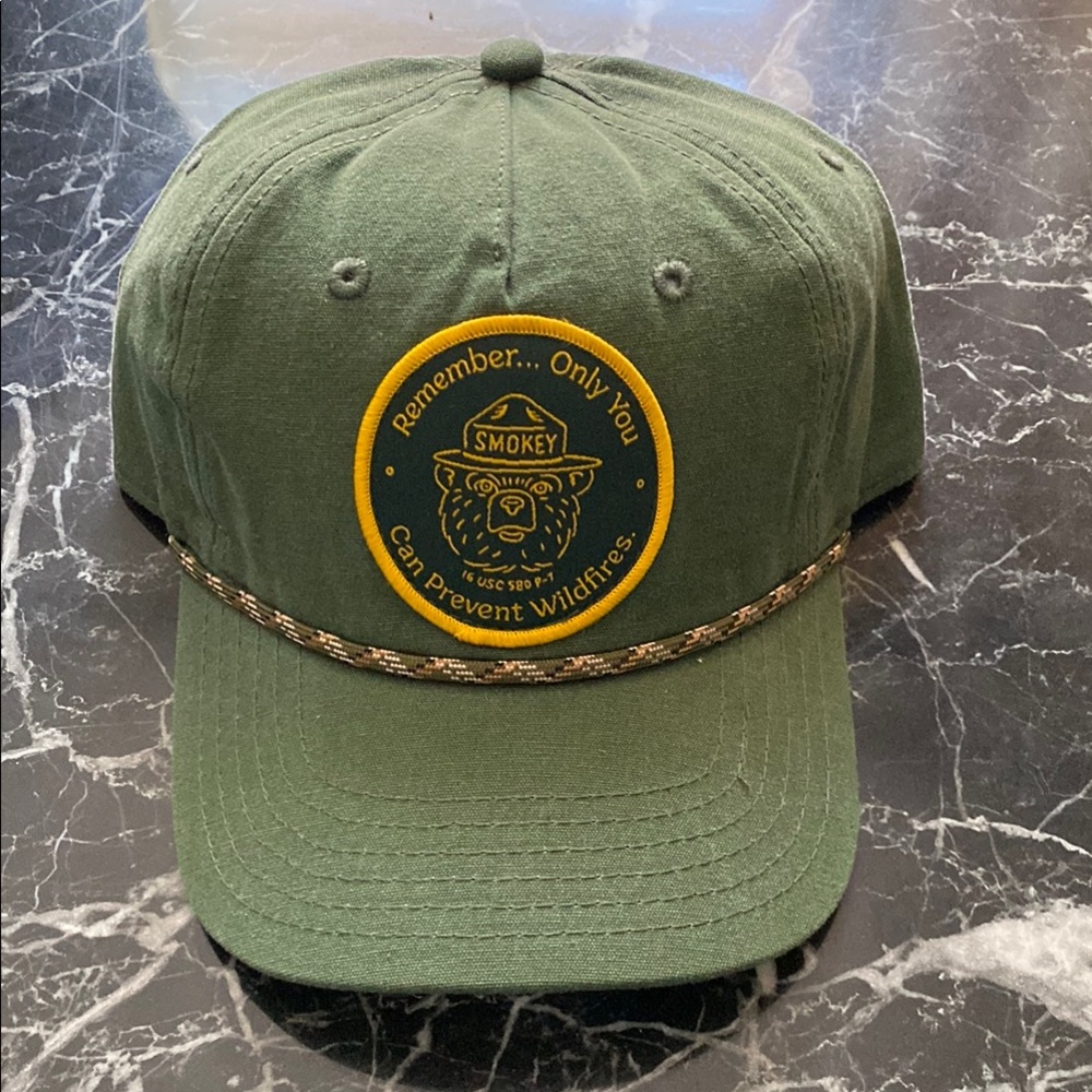 Green Smokey Bear Cap